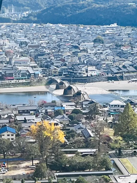 錦帯橋の全景