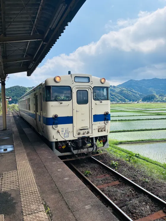 🚞JR日南線11.6㎞（運動公園14:11→14:29南宮崎14:34→14:37宮崎）¥340💳