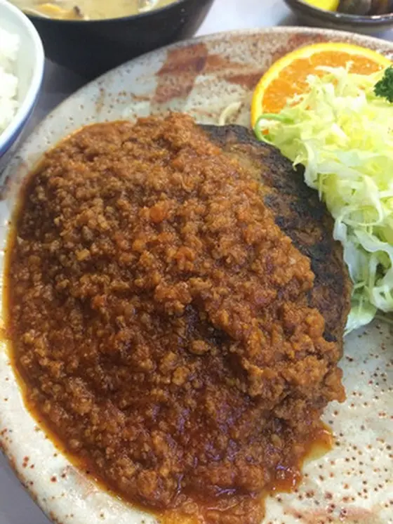 ミートソースたっぷり