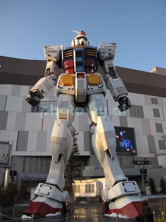 夕方のガンダム