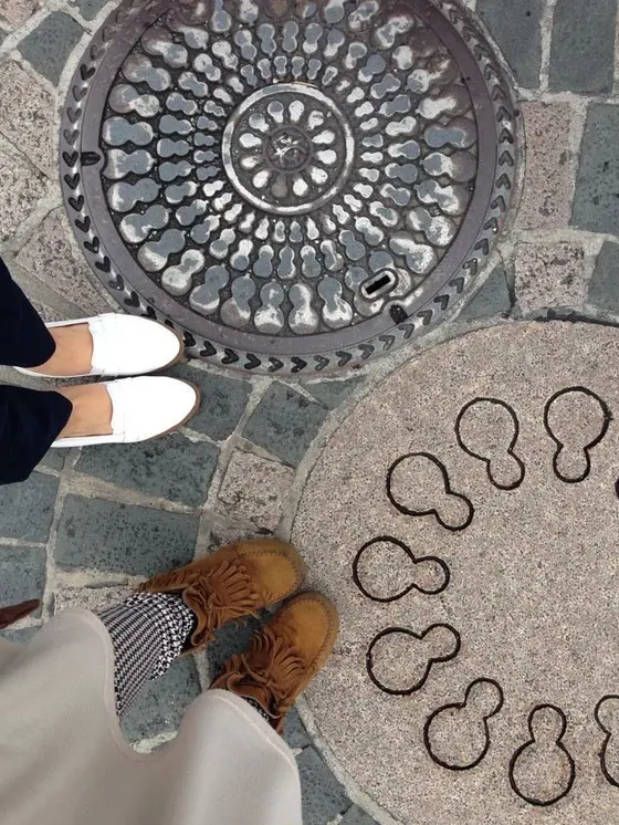 可愛いマンホールをもう一枚💞
