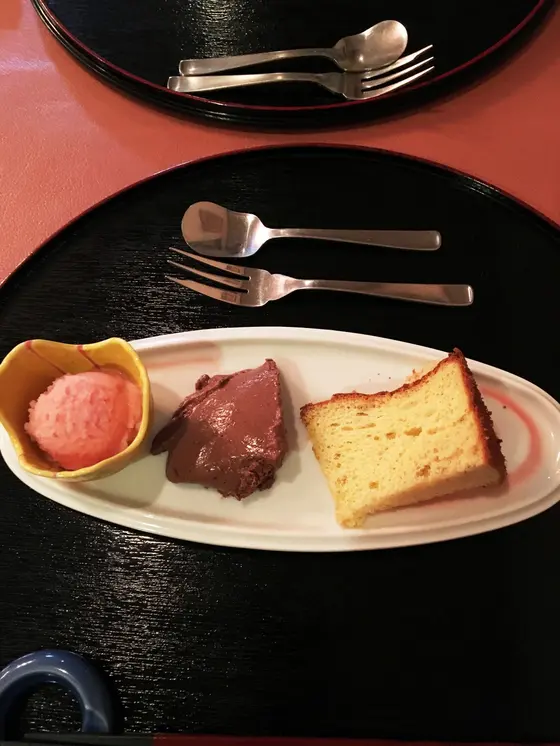 ３種のデザート盛り合わせ