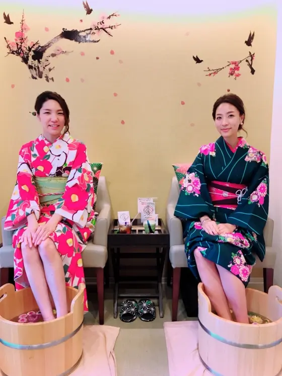着物を着て記念撮影❤︎