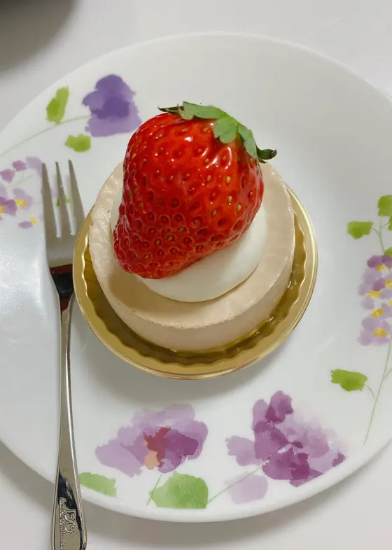 紅茶とベリーのムース