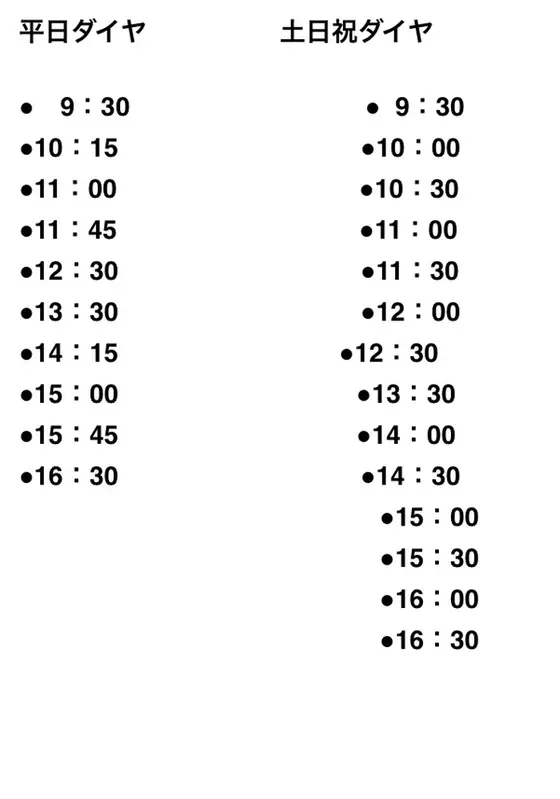 スポット内のおすすめ