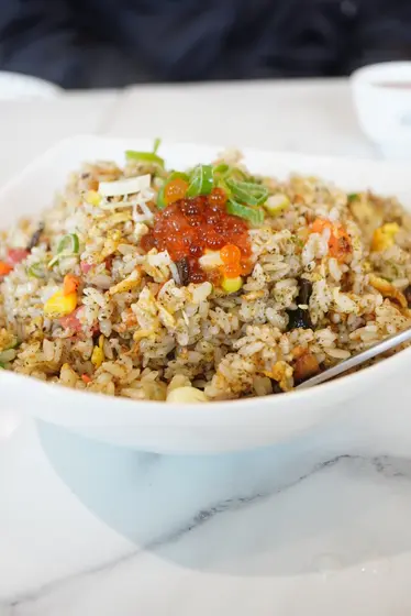 茶葉の炒飯