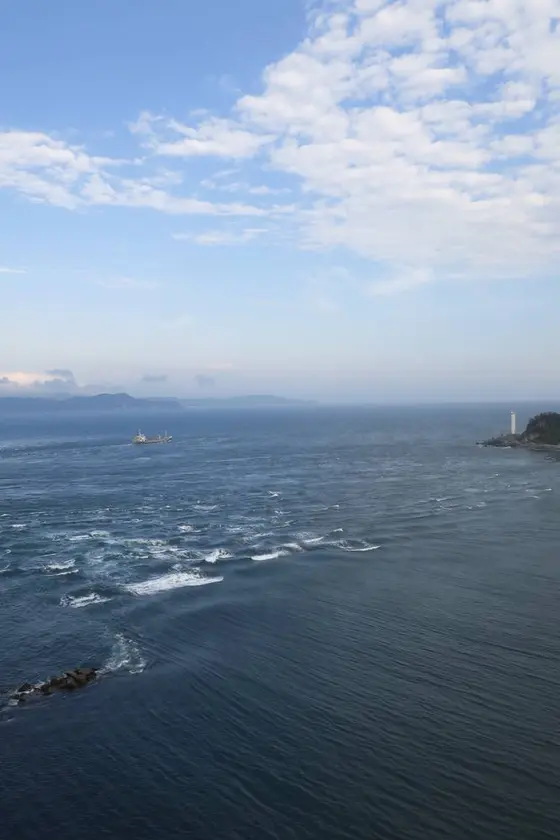 海なのに、川みたい。