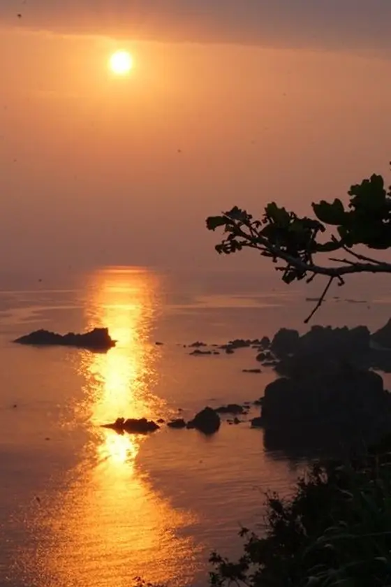 夕陽と朝日を見られる場所