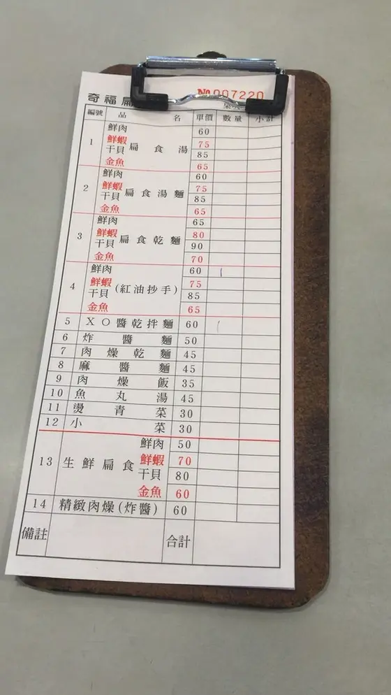 メニュー