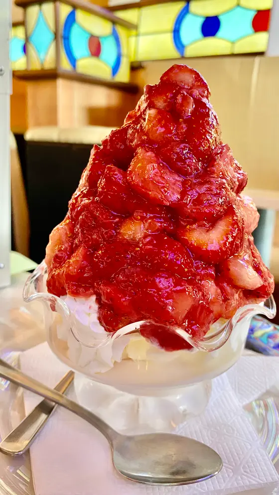 春先のいちごババロア
