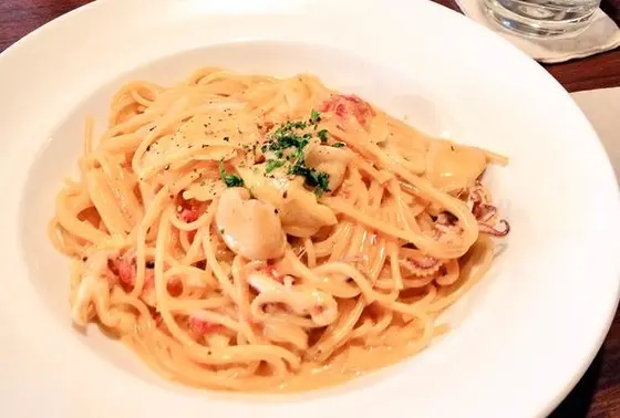 クリームパスタ〜〜！！
