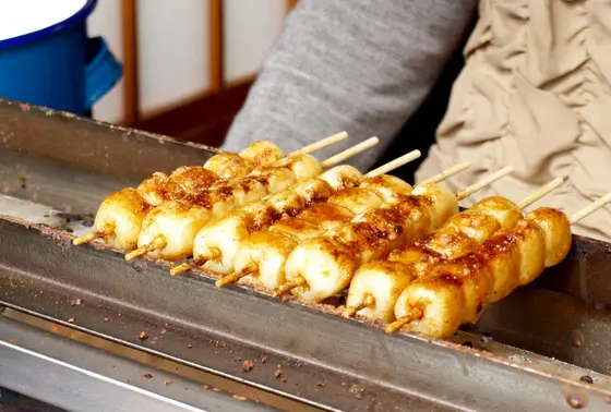 おいしそうに焼いています!