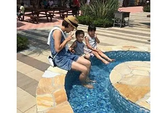 ４種類、５つの足湯