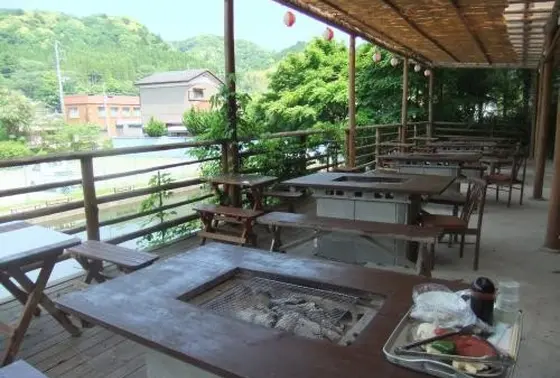 BBQができる釣り堀センター