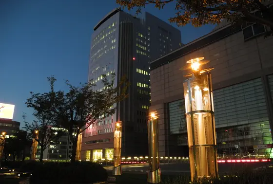 東側の建物群
