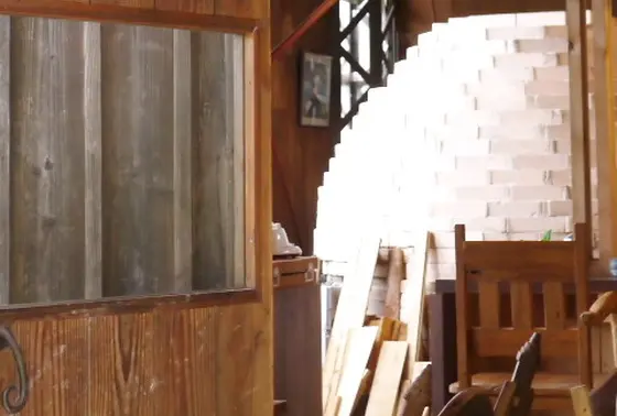 石窯でパンを焼きます