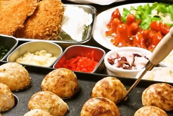 たこ焼き食べ放題コース