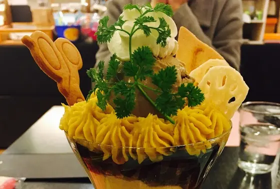 パフェはかなり豪華！