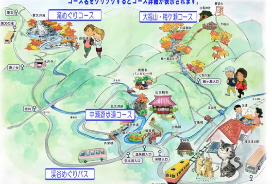 養老渓谷周辺