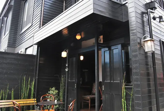 古い洋館のカフェでした