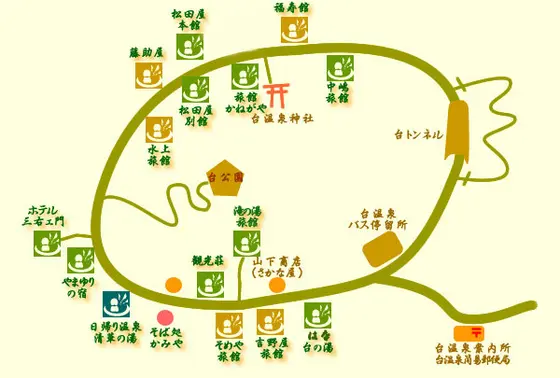 台温泉全体図