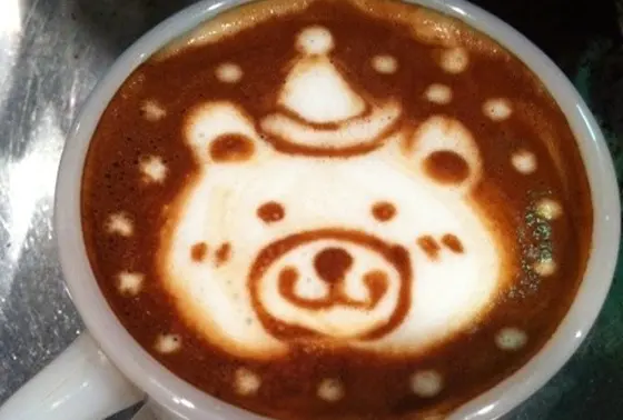 ラテアートもおすすめ。