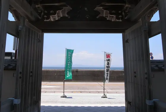 まさに海が目の前に