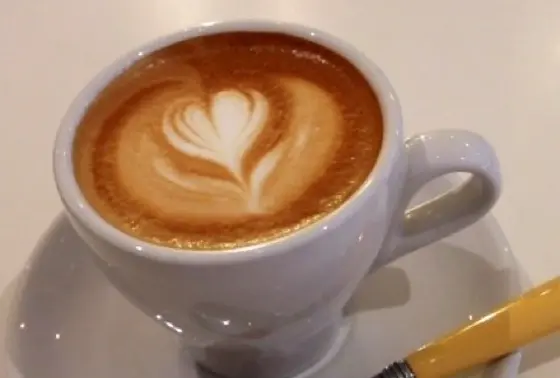 ホッとするカフェラテ