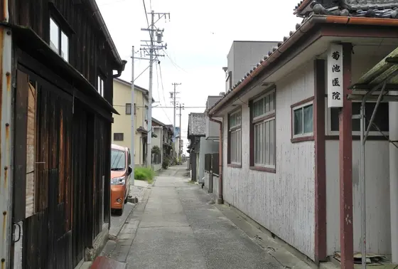 この辺りの道幅