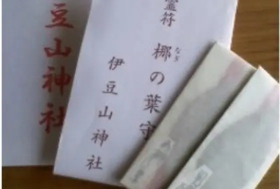 梛（なぎ）の葉のお守り