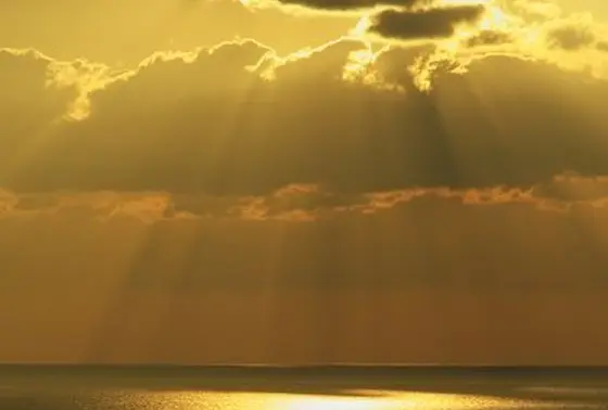 日本海の夕日