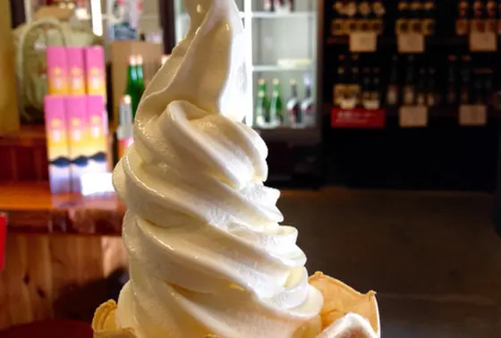 地酒ソフトクリーム