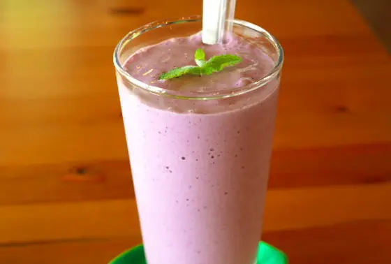 ブルーベリースムージーがオススメ