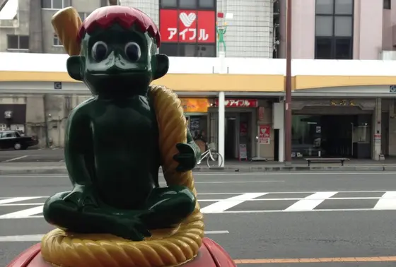 ポストの上