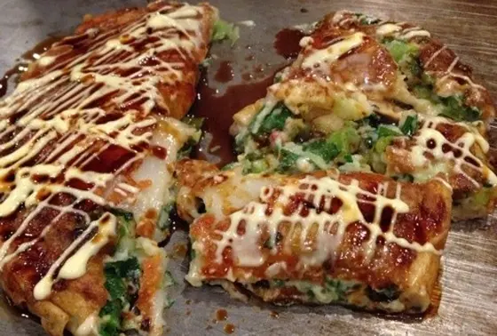 もちチーズねぎ焼き。