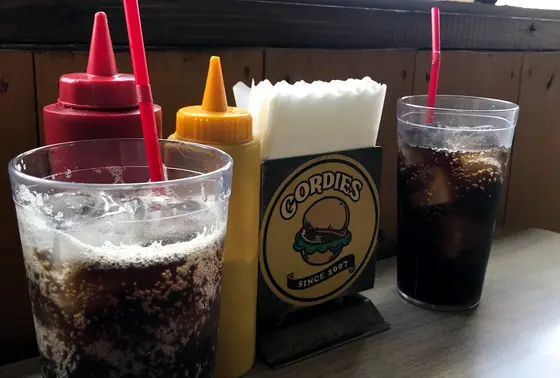 ダブルチーズバーガー絶品です