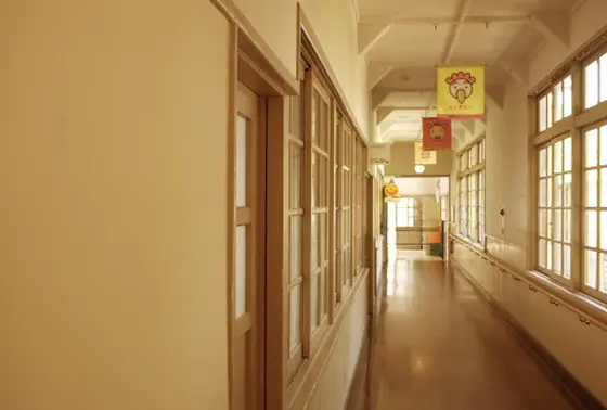 元々は、中学校の校舎