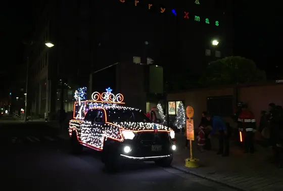 サンタのおじさんとドライブ