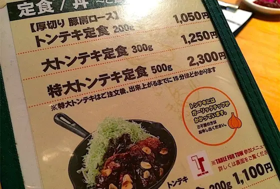少し高め