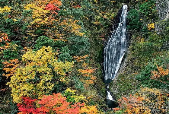 ★紅葉★鱒返しの滝