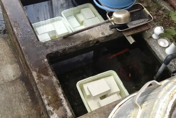 上原豆腐店の名水豆腐