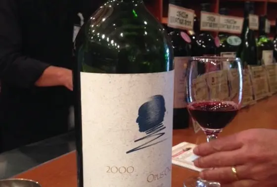すばらしい！オーパス・ワンが試飲できます。