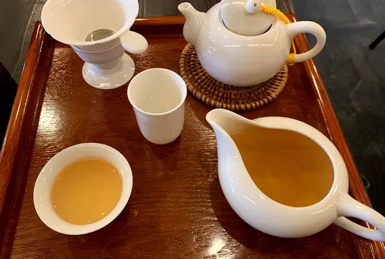お茶も
