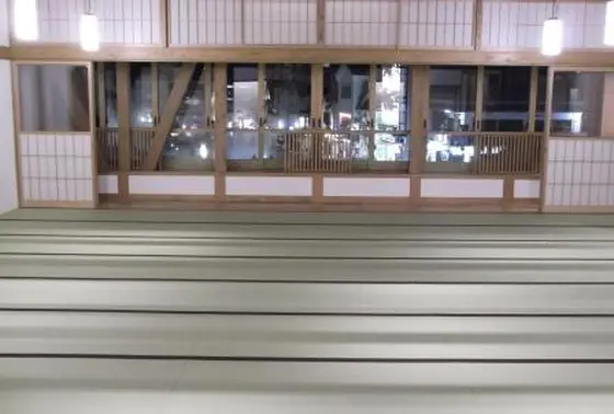 休憩室の窓からは