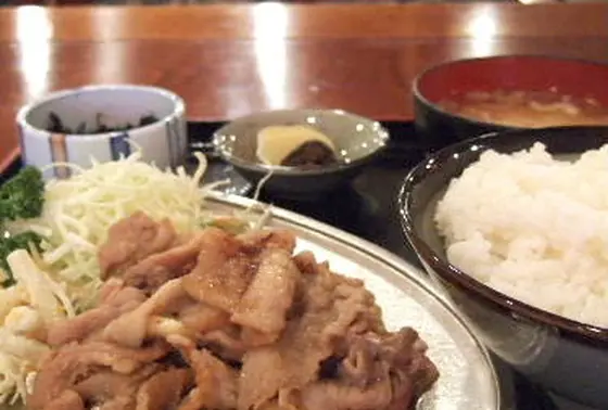 生姜焼き定食