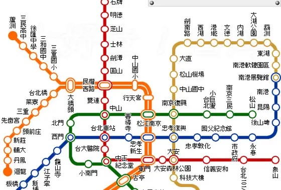 ガイドマップに絶対ついてる路線図