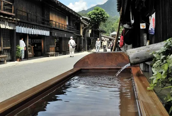 かつては馬の水飲み場でした