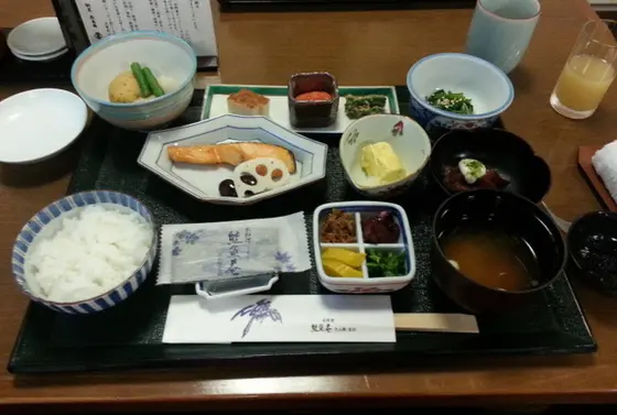 和食の朝食も有ります(*^^*)