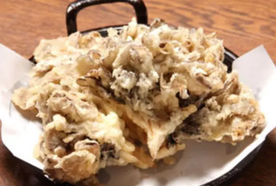 一期一会の舞茸の天ぷら