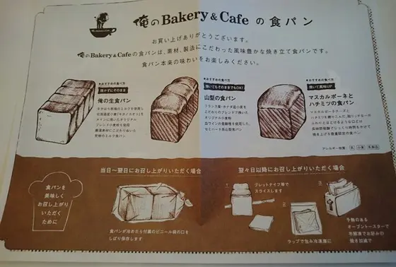 食パンについて。